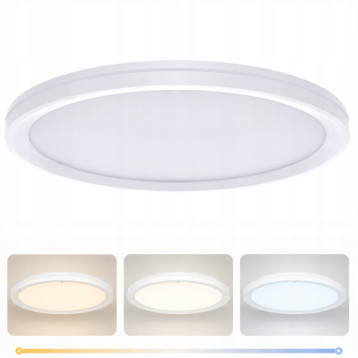 Plafon lampa sufitowa natynkowa LED 18w zmienna barwa światła CCT biała 1 Plafon lampa sufitowa natynkowa LED 18w zmienna barwa światła CCT biała