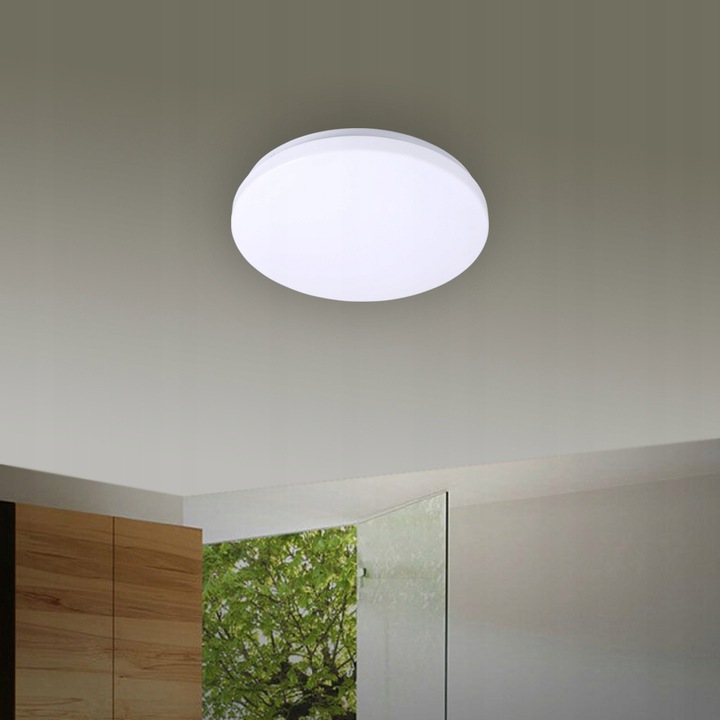 Lampa panel LED plafon do łazienki łazienkowy z czujnikiem ruchu IP44 12w 12 Lampa panel LED plafon do łazienki łazienkowy z czujnikiem ruchu IP44 12w - obrazek 12
