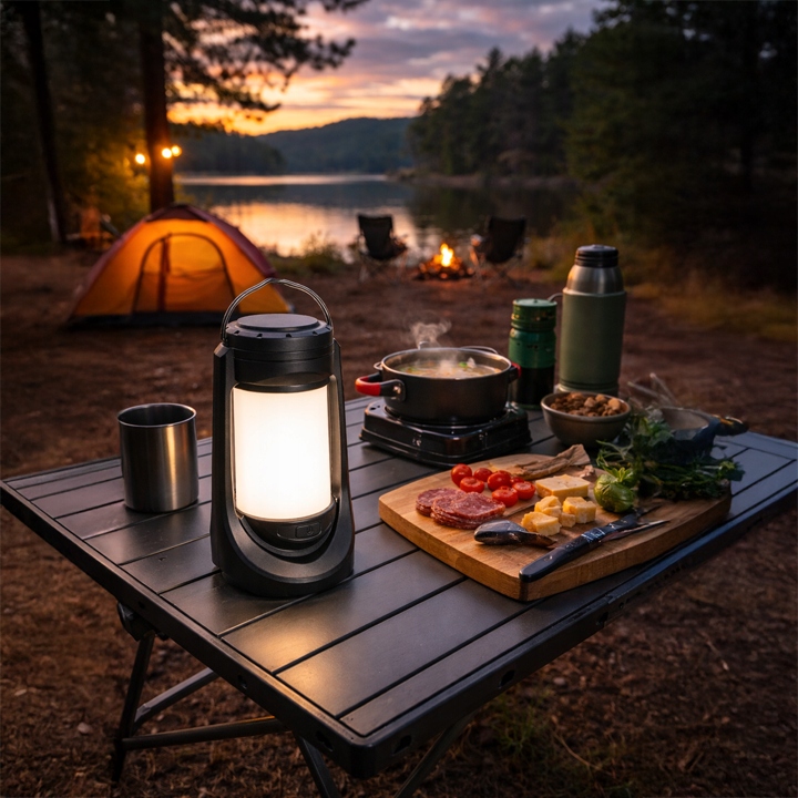 Lampa kempingowa latarka akumlatorowa LED 2,5w survival do namiotu garażu 11 Lampa kempingowa latarka akumlatorowa LED 2,5w survival do namiotu garażu - obrazek 11