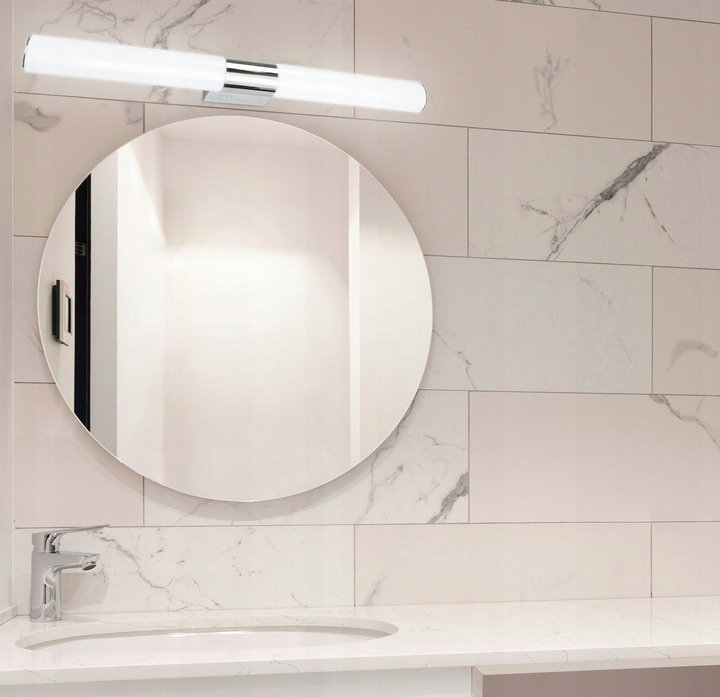 Kinkiet łazienkowy LED 14w nad lustro chrom barwa biała neutralna 60cm 9 Kinkiet łazienkowy LED 14w nad lustro chrom barwa biała neutralna 60cm - obrazek 9