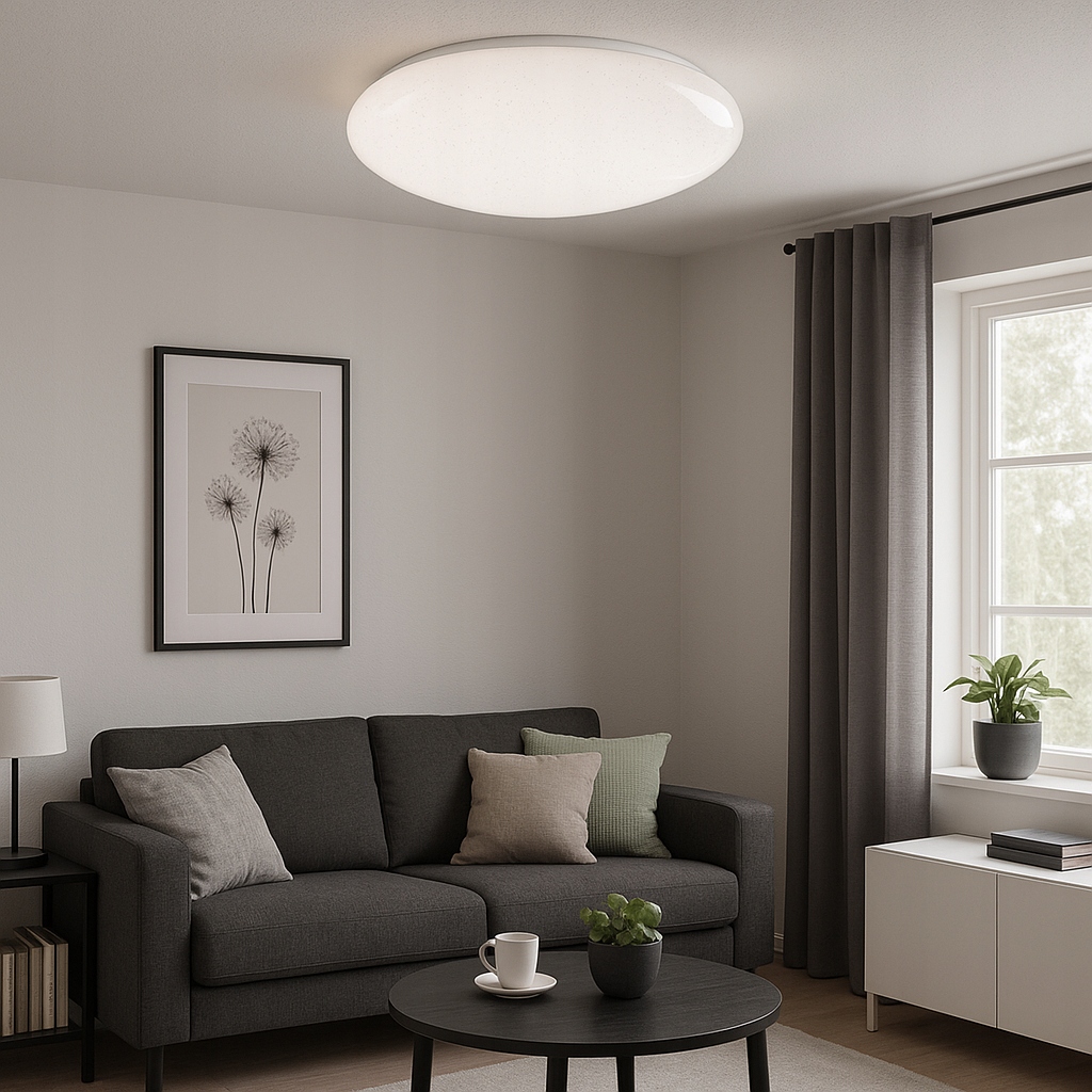Lampa sufitowa plafon do łazienki IP44 LED 48w CCT pilot regulacja barwy 8 Lampa sufitowa plafon do łazienki IP44 LED 48w CCT pilot regulacja barwy - obrazek 8
