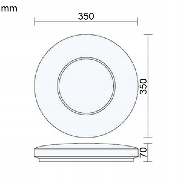 Lampa do łazienki plafon łazienkowy LED 16w dekoracyjny okrągły IP44 5 Lampa do łazienki plafon łazienkowy LED 16w dekoracyjny okrągły IP44 - obrazek 5