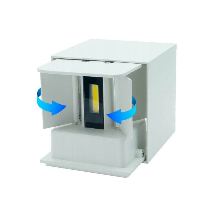 Lampa elewacyjna zewnetrzna LED 6w kinkiet na balkon taras IP54 6 Lampa elewacyjna zewnetrzna LED 6w kinkiet na balkon taras IP54 - obrazek 6