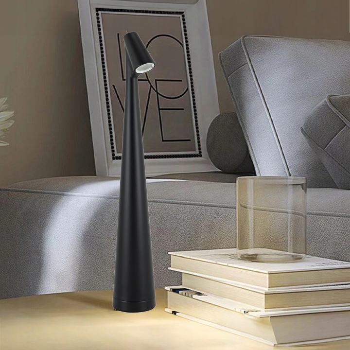 Lampka biurkowa LED 1w CCT lampka stołowa z akumulatorem kabel usb-c czarna 9 Lampka biurkowa LED 1w CCT lampka stołowa z akumulatorem kabel usb-c czarna - obrazek 9