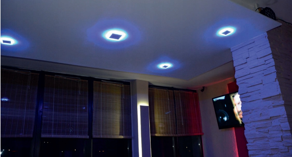 Panel plafon łazienkowy LED natynkowy lampa sufitowa 12w+4w biały+niebieski 8 Panel plafon łazienkowy LED natynkowy lampa sufitowa 12w+4w biały+niebieski - obrazek 8