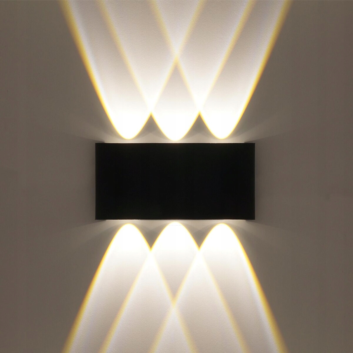 Kinkiet elewacyjny zewnetrzny lampa czarna góra dół 6w IP54 6 Kinkiet elewacyjny zewnetrzny lampa czarna góra dół 6w IP54 - obrazek 6