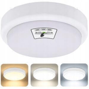 Plafon zewnętrzny lampa sufitowa łazienkowa LED 8w / 12w / 18w IP65 CCT