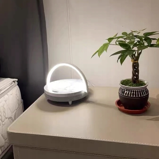 Lampka LED 10w nocna biurkowa stołowa ładowarka indukcyjna głośnik bluetooh 13 Lampka LED 10w nocna biurkowa stołowa ładowarka indukcyjna głośnik bluetooh - obrazek 13
