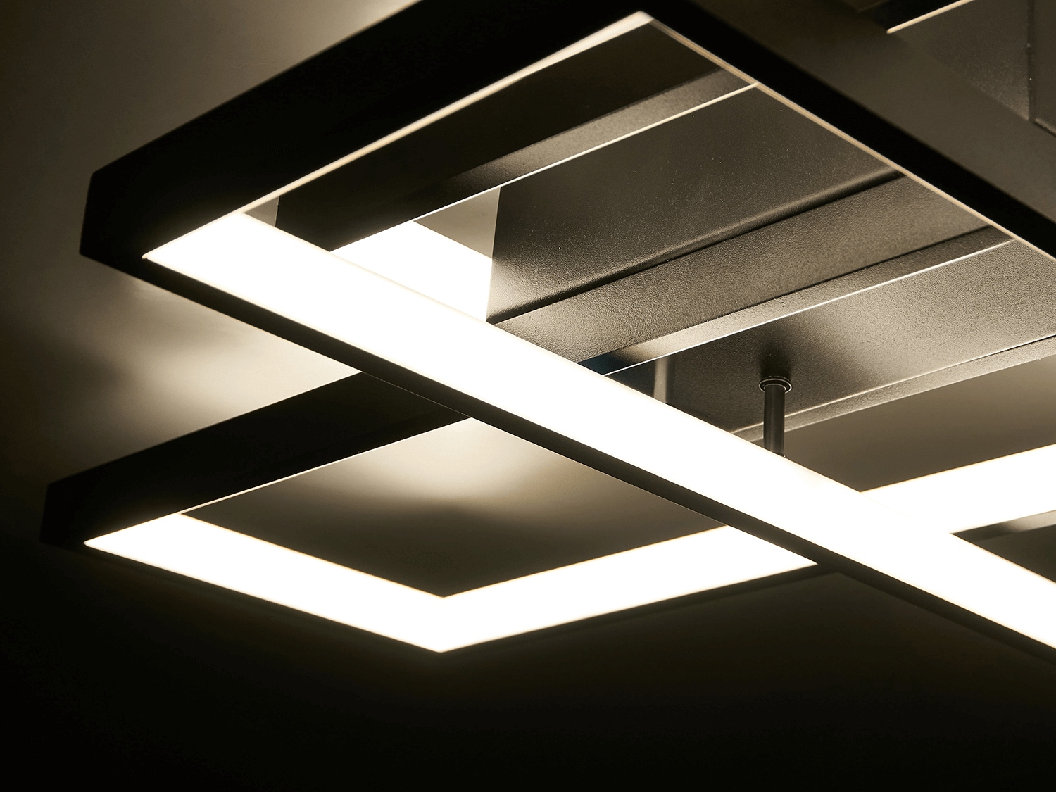 Lampa sufitowa plafon żyrandol LED 72w czarny + pilot+ pamięć 9 Lampa sufitowa plafon żyrandol LED 72w czarny + pilot+ pamięć - obrazek 9