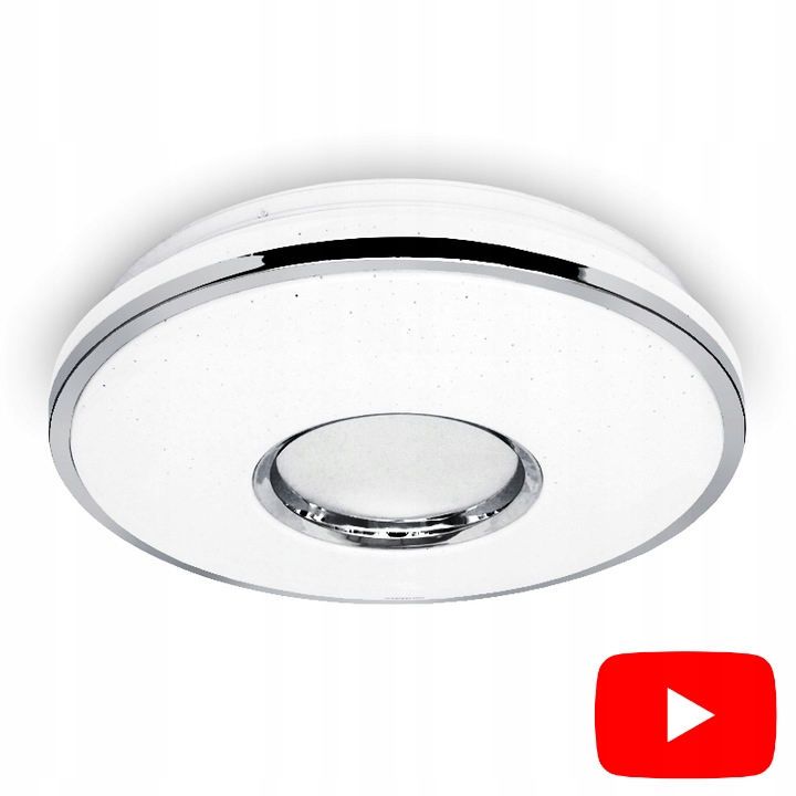Lampa do łazienki LED plafon łazienkowy dekoracyjny LED 24w IP44 glamour 5 Lampa do łazienki LED plafon łazienkowy dekoracyjny LED 24w IP44 glamour - obrazek 5