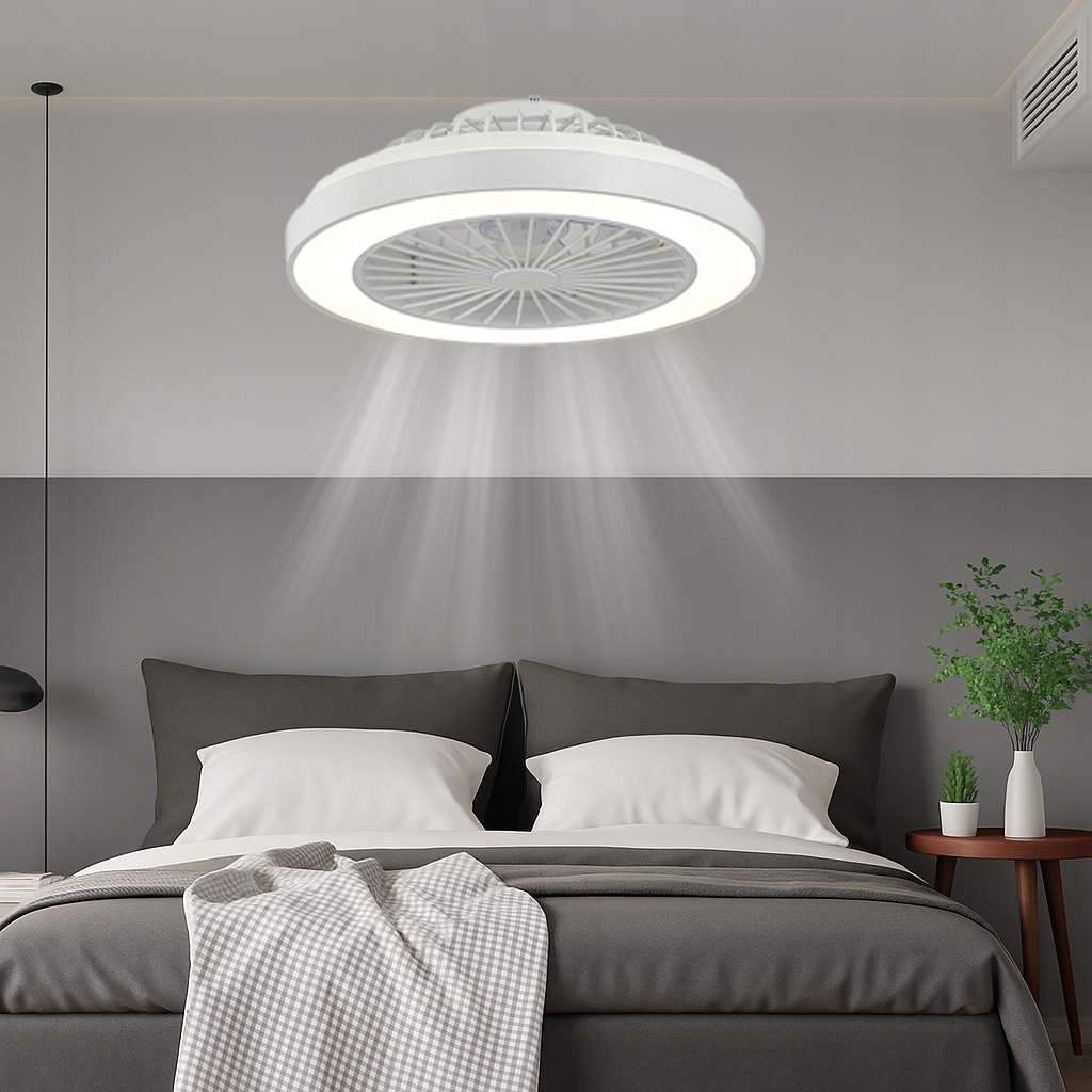 Żyrandol wentylator sufitowy lampa LED 51w CCT pamięć barwy pilot aplikacja 9 Żyrandol wentylator sufitowy lampa LED 51w CCT pamięć barwy pilot aplikacja - obrazek 9