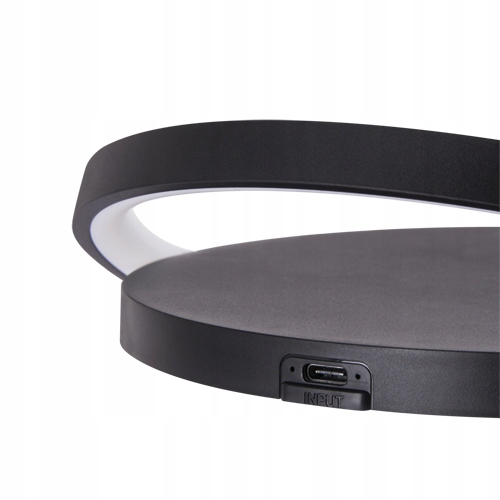 Lampka nocna LED z ładowarką bezprzewodową indukcyjną do telefonu czarna 7 Lampka nocna LED z ładowarką bezprzewodową indukcyjną do telefonu czarna - obrazek 7