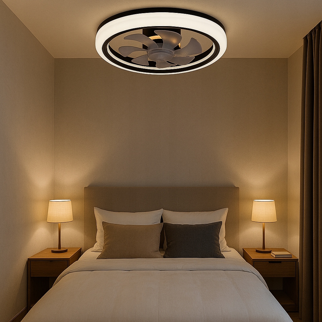 Wentylator wiatrak sufitowy domowy lampa LED 45w CCT pilot aplikacja pamięć 12 Wentylator wiatrak sufitowy domowy lampa LED 45w CCT pilot aplikacja pamięć - obrazek 12