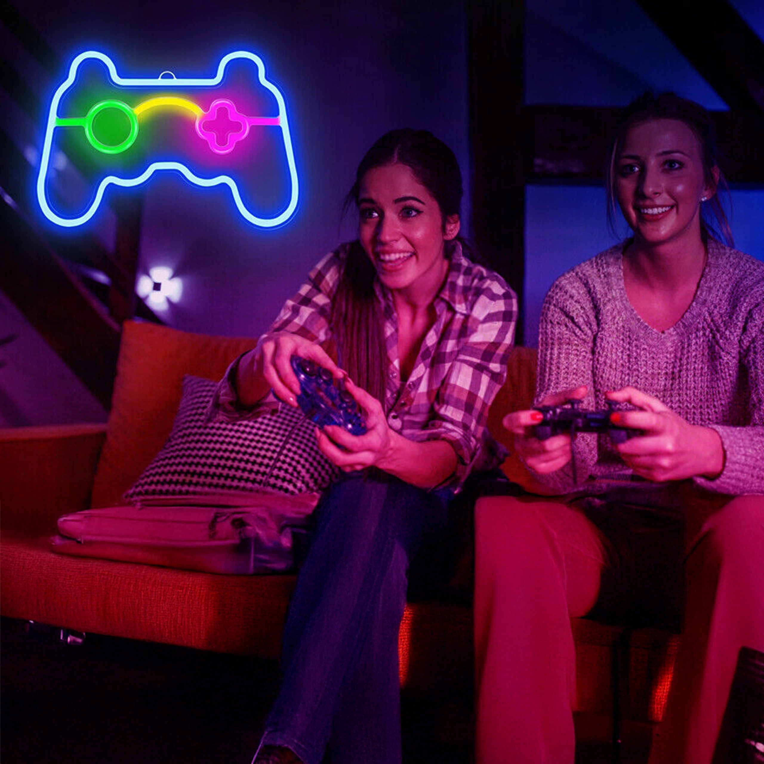 Lampka nocna neon pokój dziecięcy pad LED pokój gamemingowy usb baterie 9 Lampka nocna neon pokój dziecięcy pad LED pokój gamemingowy usb baterie - obrazek 9