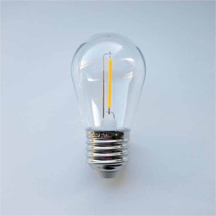 Girlanda ogrodowa zewnętrzna 20m łańcuch 230v żarówki LED 40 x E27 1w 2700k 7 Girlanda ogrodowa zewnętrzna 20m łańcuch 230v żarówki LED 40 x E27 1w 2700k - obrazek 7