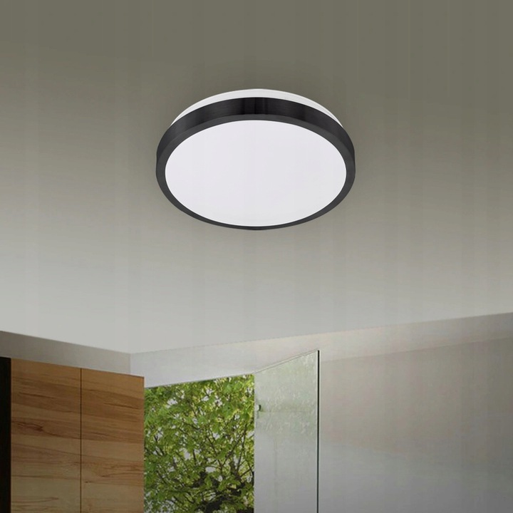 Lampa do łazienki plafon łazienkowy na żarówki LED 2 x E27 IP44 czarny 10 Lampa do łazienki plafon łazienkowy na żarówki LED 2 x E27 IP44 czarny - obrazek 10