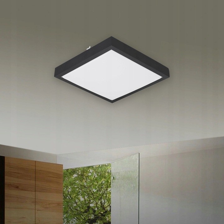 Lampa do łazienki plafon łazienkowy LED na żarówki 2xe27 IP44 czarny 6 Lampa do łazienki plafon łazienkowy LED na żarówki 2xe27 IP44 czarny - obrazek 6