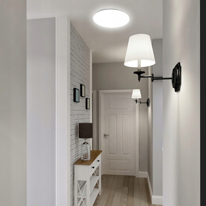 Plafon LED 18w okrągły 4000k neutralny biały ip20 nowoczesna lampa sufitowa 9 Plafon LED 18w okrągły 4000k neutralny biały ip20 nowoczesna lampa sufitowa - obrazek 9