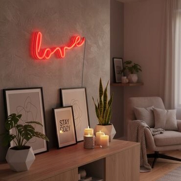 Lampka nocna neon napis love walentynki ślub rocznica dekoracja aranżacja 5 Lampka nocna neon napis love walentynki ślub rocznica dekoracja aranżacja - obrazek 5