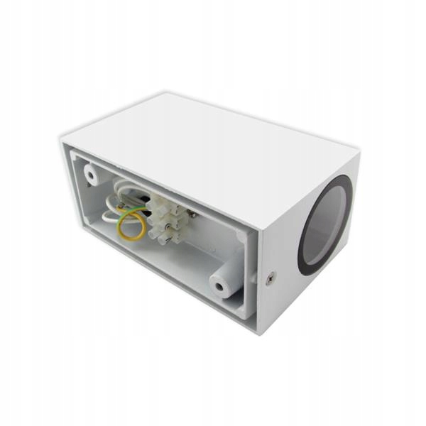 Kinkiet zewnętrzny biały lampa elewacyjna alu 2xgu10 LED 6 Kinkiet zewnętrzny biały lampa elewacyjna alu 2xgu10 LED - obrazek 6