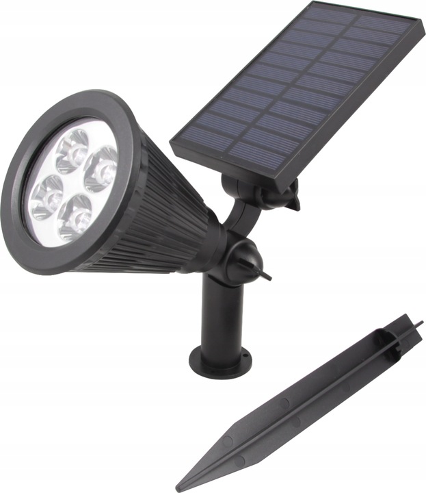 Naświetlacz ogrodowy RGB reflektor lampa solarna LED wbijany szpikulec 10 Naświetlacz ogrodowy RGB reflektor lampa solarna LED wbijany szpikulec - obrazek 10