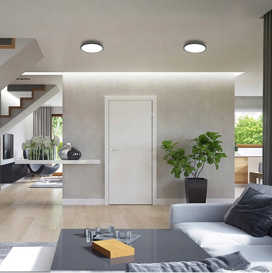 Lampa do łazienki plafon łazienkowy na żarówki LED 2 x E27 IP44 czarny 11 Lampa do łazienki plafon łazienkowy na żarówki LED 2 x E27 IP44 czarny - obrazek 11