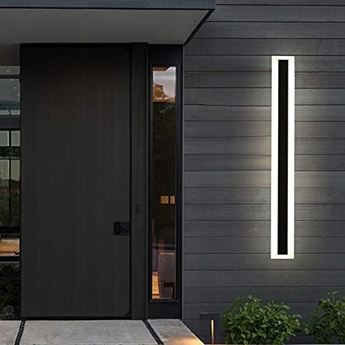 Kinkiet lampa elewacyjna LED oprawa architektoniczna 80cm 24w czarna 5 Kinkiet lampa elewacyjna LED oprawa architektoniczna 80cm 24w czarna - obrazek 5