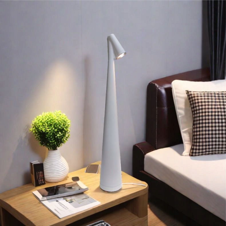 Lampka biurkowa LED 1w CCT lampka stołowa z akumulatorem kabel usc-c biała 10 Lampka biurkowa LED 1w CCT lampka stołowa z akumulatorem kabel usc-c biała - obrazek 10
