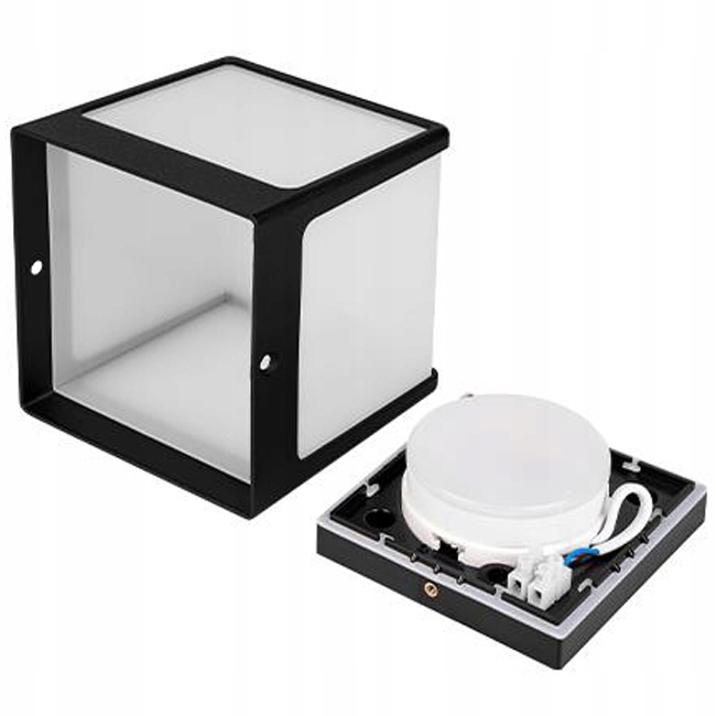 Kinkiet zewnętrzny elewacyjny ścienny zestaw z żarówką 12w LED gx53 IP54 5 Kinkiet zewnętrzny elewacyjny ścienny zestaw z żarówką 12w LED gx53 IP54 - obrazek 5