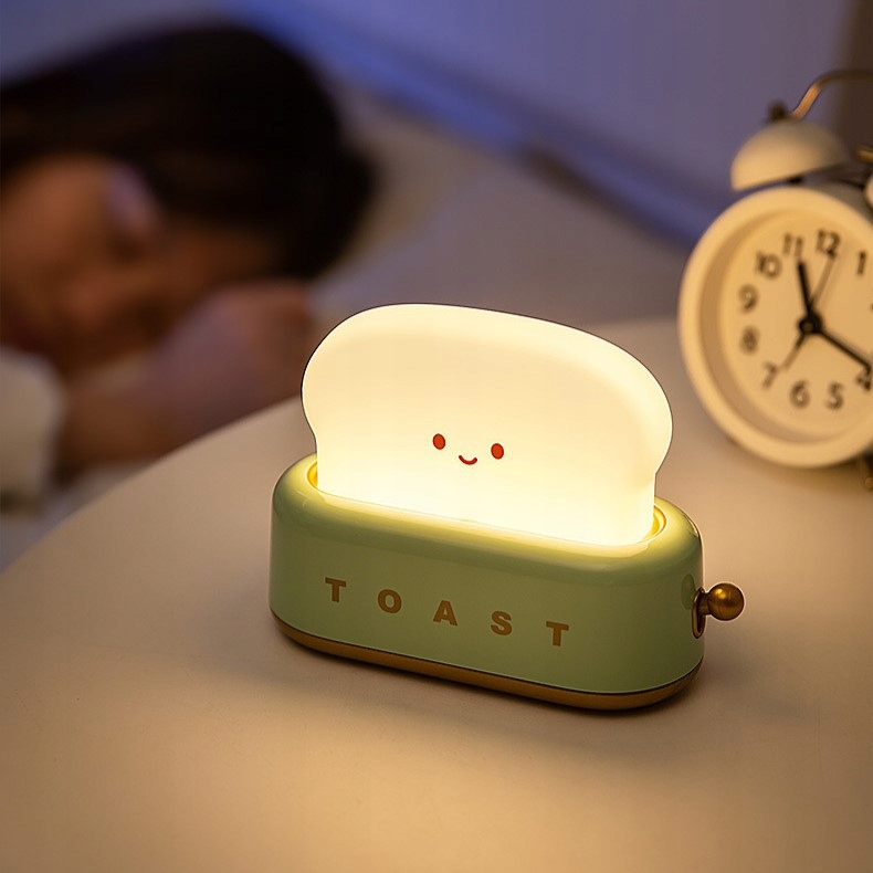 Lampka nocna LED dla dzieci do zasypiania toster na akumlator ściemnialna 13 Lampka nocna LED dla dzieci do zasypiania toster na akumlator ściemnialna - obrazek 13