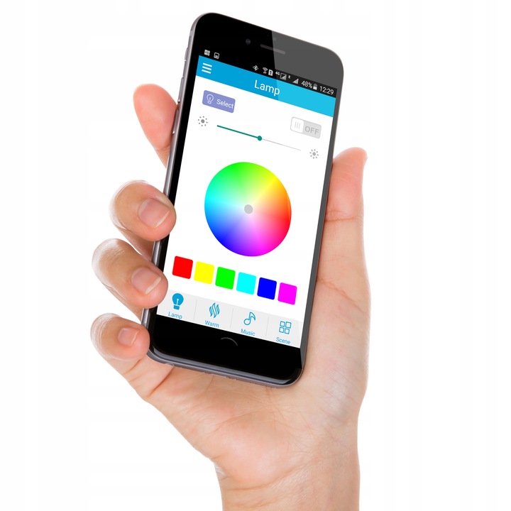 Lampa sufitowa RGB z głośnikiem bluetooth LED 60w z pilotem aplikacja app 14 Lampa sufitowa RGB z głośnikiem bluetooth LED 60w z pilotem aplikacja app - obrazek 14