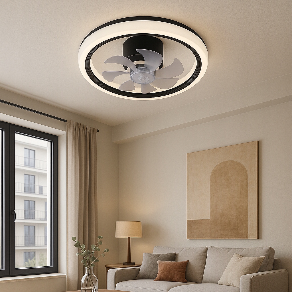 Wentylator wiatrak sufitowy domowy lampa LED 45w CCT pilot aplikacja pamięć 11 Wentylator wiatrak sufitowy domowy lampa LED 45w CCT pilot aplikacja pamięć - obrazek 11