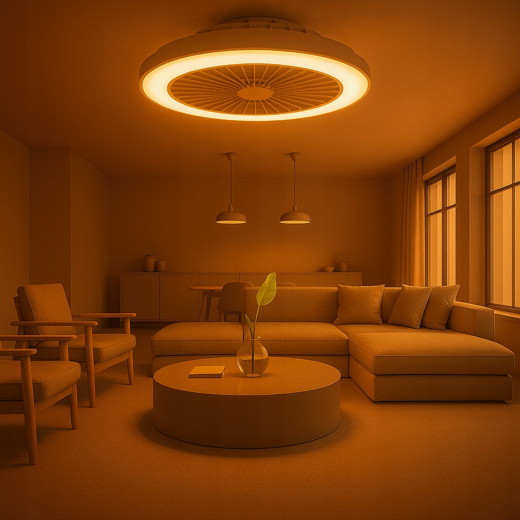 Żyrandol wentylator sufitowy lampa LED 51w CCT pamięć barwy pilot aplikacja 13 Żyrandol wentylator sufitowy lampa LED 51w CCT pamięć barwy pilot aplikacja - obrazek 13