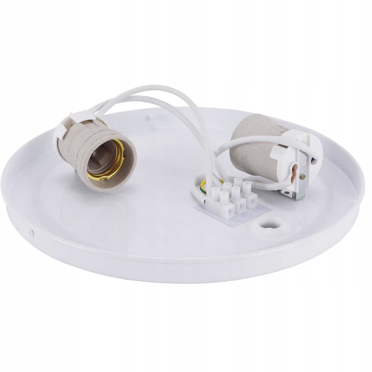 Plafon sufitowy 25cm biały 2 x E27 LED nowoczesna lampa sufitowa do domu 4 Plafon sufitowy 25cm biały 2 x E27 LED nowoczesna lampa sufitowa do domu - obrazek 4