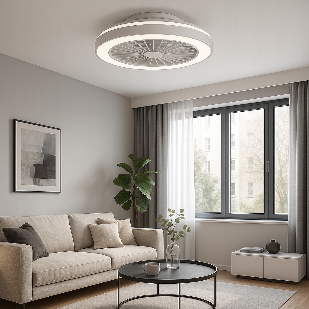 Lampa sufitowa wentylator plafon LED wiatrak 51w CCT pilot aplikacja pamięć 15 Lampa sufitowa wentylator plafon LED wiatrak 51w CCT pilot aplikacja pamięć - obrazek 15
