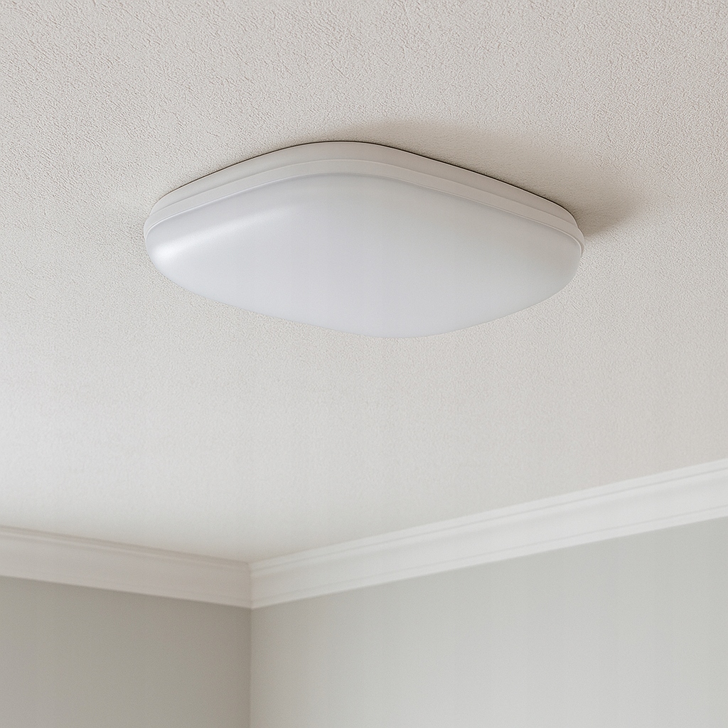 Lampa zewnętrzna sufitowa na taras balkon LED 18w /24w CCT LED biała 6 Lampa zewnętrzna sufitowa na taras balkon LED 18w /24w CCT LED biała - obrazek 6