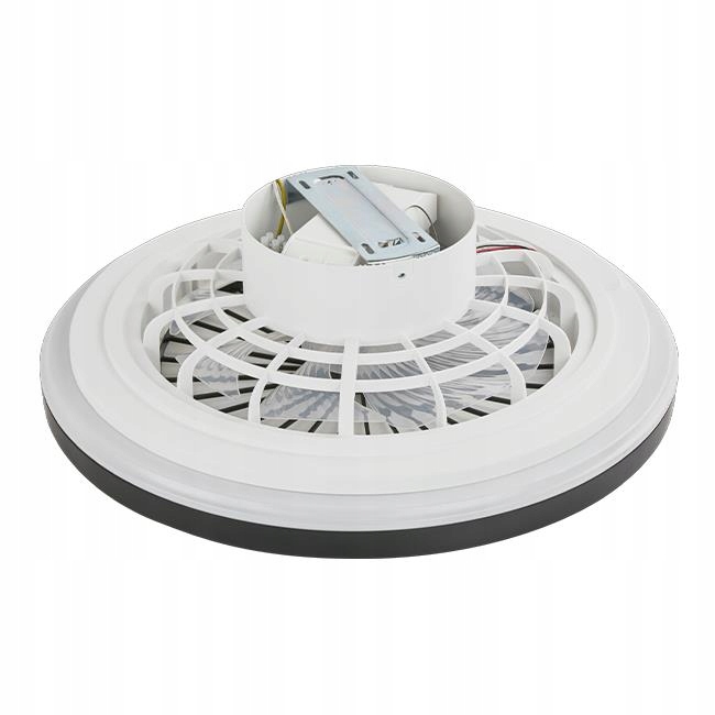 Lampa z wiatrakiem sufitowa LED regulacja plafon 50cm natynkowy pilot 12 Lampa z wiatrakiem sufitowa LED regulacja plafon 50cm natynkowy pilot - obrazek 12