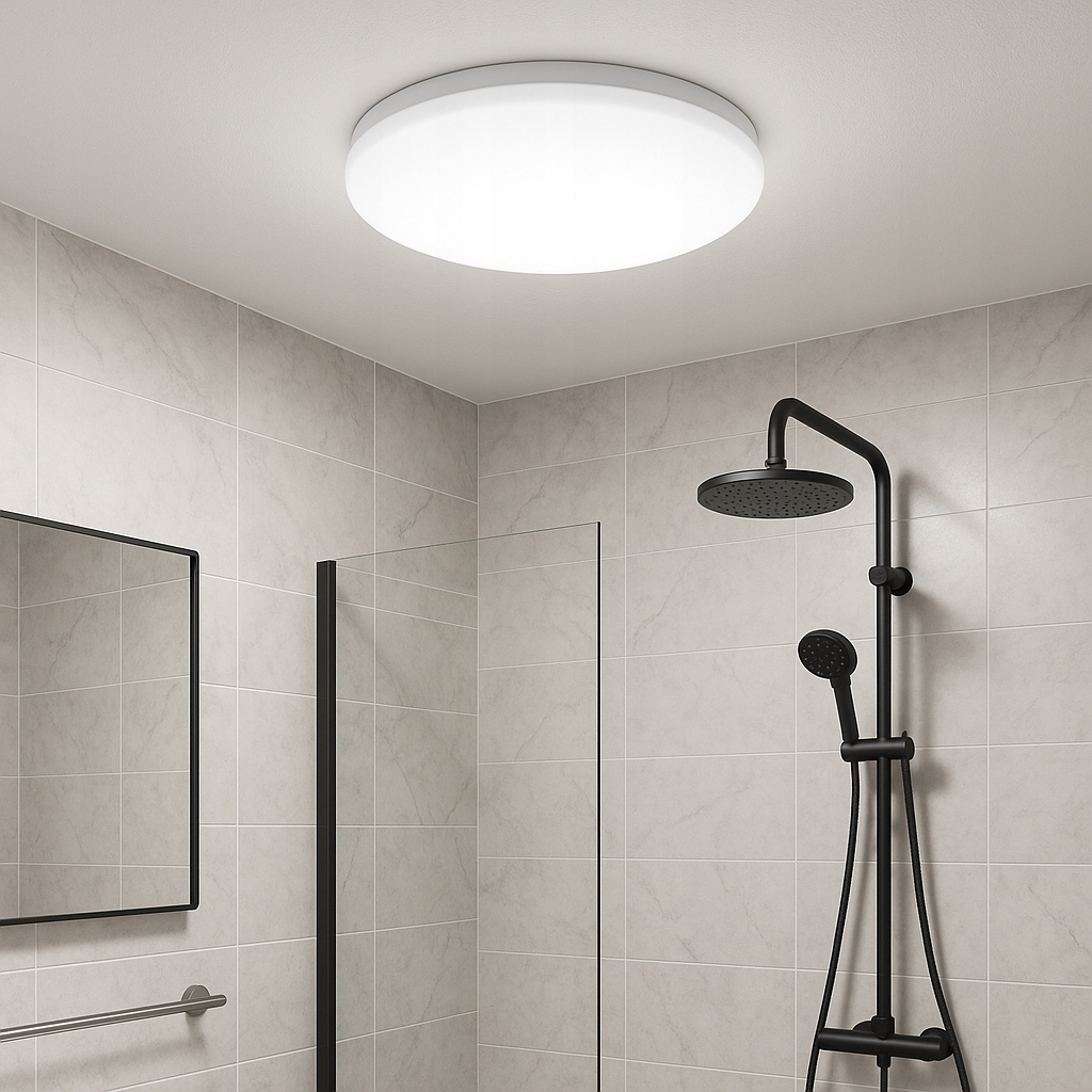 Plafon lampa do łazienki LED 12w oprawa natynkowa okrągła IP44 czujnik 5 Plafon lampa do łazienki LED 12w oprawa natynkowa okrągła IP44 czujnik - obrazek 5