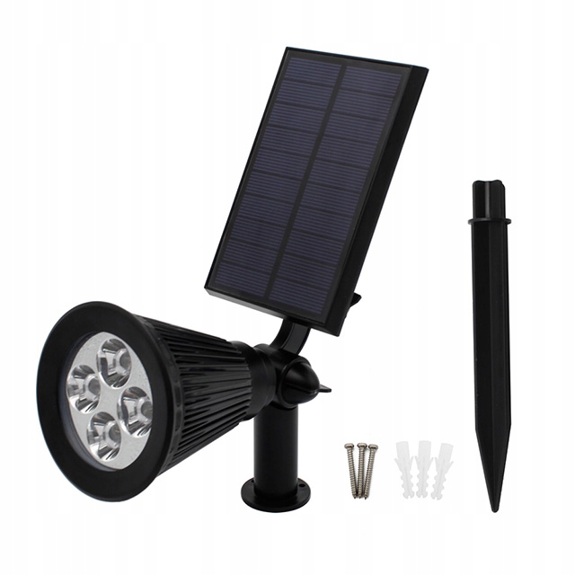 Naświetlacz ogrodowy RGB reflektor lampa solarna LED wbijany szpikulec 11 Naświetlacz ogrodowy RGB reflektor lampa solarna LED wbijany szpikulec - obrazek 11