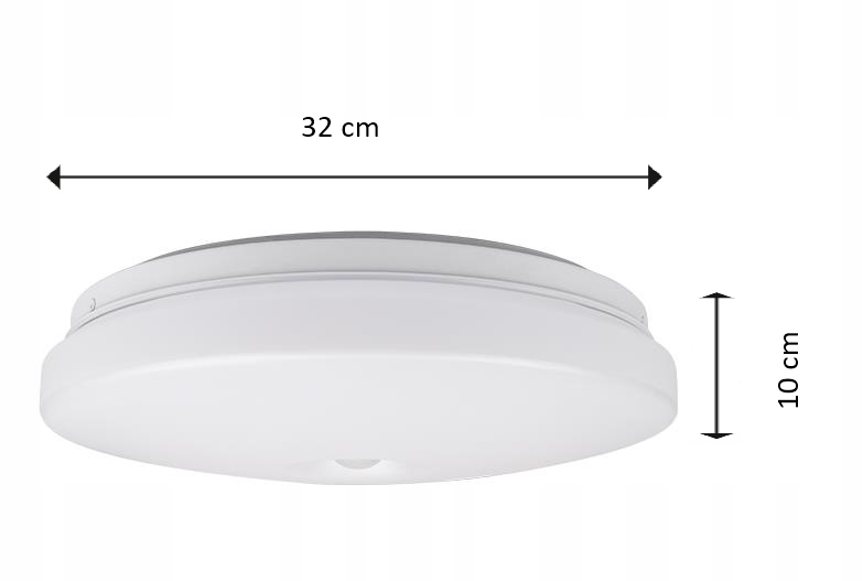 Lampa łazienkowa sufitowa panel LED plafon czujnik ruchu PIR IP44 2xe27 8 Lampa łazienkowa sufitowa panel LED plafon czujnik ruchu PIR IP44 2xe27 - obrazek 8