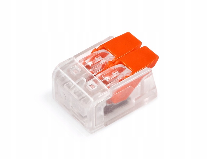5 x szybkozłączka złączka instalacyjna typu wago 2p na drut linkę do prądu 8 5 x szybkozłączka złączka instalacyjna typu wago 2p na drut linkę do prądu - obrazek 8