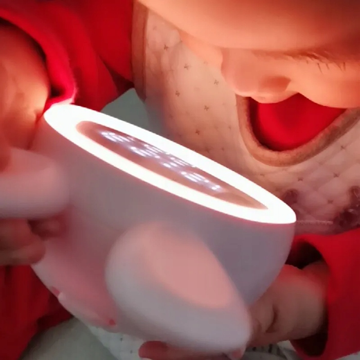 Lampka nocna LED biurkowa stołowa budzik zegar elektroniczny dla dzieci usb 6 Lampka nocna LED biurkowa stołowa budzik zegar elektroniczny dla dzieci usb - obrazek 6