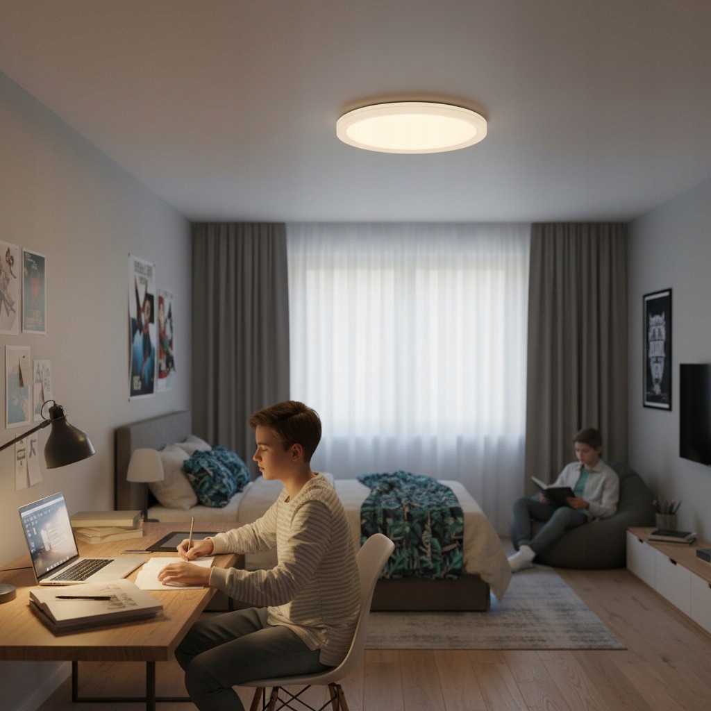 Plafon lampa sufitowa natynkowa LED 24w zmienna barwa światła CCT biała 9 Plafon lampa sufitowa natynkowa LED 24w zmienna barwa światła CCT biała - obrazek 9