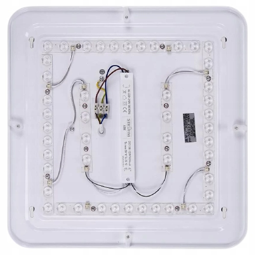Lampa do łazienki LED 48w dekoracyjny plafon łazienkowy kwadrat IP44 6 Lampa do łazienki LED 48w dekoracyjny plafon łazienkowy kwadrat IP44 - obrazek 6