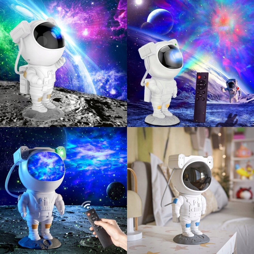 Lampka nocna projektor gwiazd LED dla dzieci astronauta lampka nocna duża 5 Lampka nocna projektor gwiazd LED dla dzieci astronauta lampka nocna duża - obrazek 5