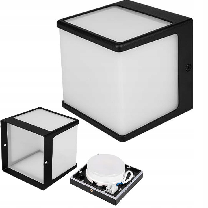Kinkiet zewnętrzny elewacyjny ścienny zestaw z żarówką 12w LED gx53 IP54 8 Kinkiet zewnętrzny elewacyjny ścienny zestaw z żarówką 12w LED gx53 IP54 - obrazek 8