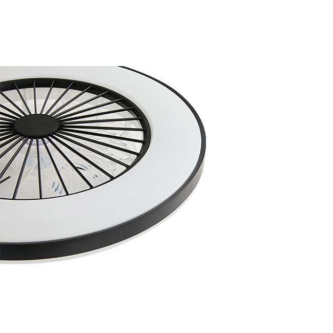 Lampa z wiatrakiem sufitowa LED regulacja plafon 50cm natynkowy pilot 8 Lampa z wiatrakiem sufitowa LED regulacja plafon 50cm natynkowy pilot - obrazek 8