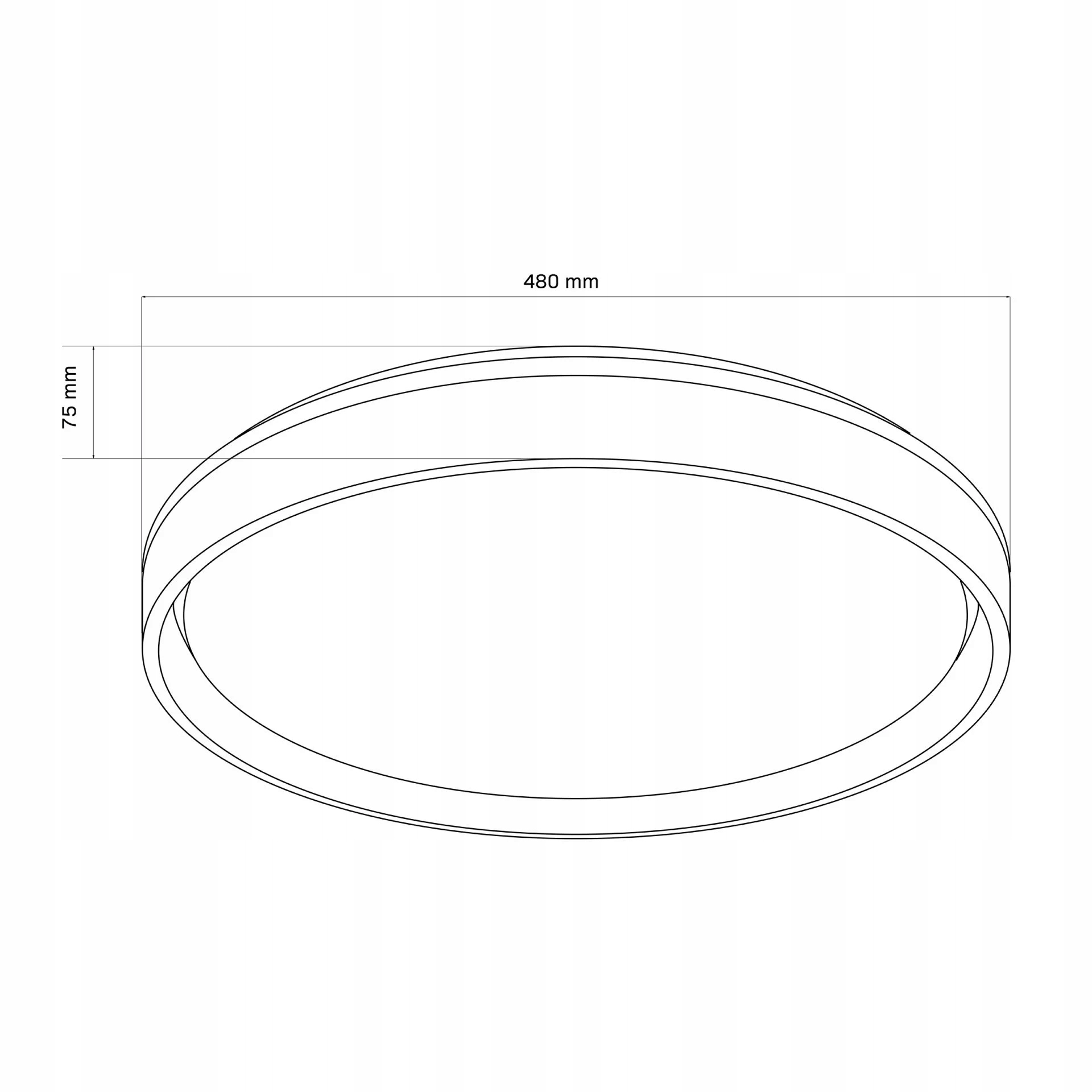 Plafon lampa łazienkowa sufitowa dekoracja 72w LED pilot regulacja CCT IP44 7 Plafon lampa łazienkowa sufitowa dekoracja 72w LED pilot regulacja CCT IP44 - obrazek 7