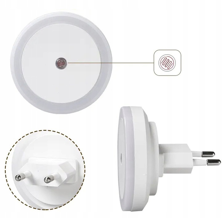 Lampka LED 1w nocna dla dzieci do zasypiania do kontaktu czujnik zmierzchu 10 Lampka LED 1w nocna dla dzieci do zasypiania do kontaktu czujnik zmierzchu - obrazek 10