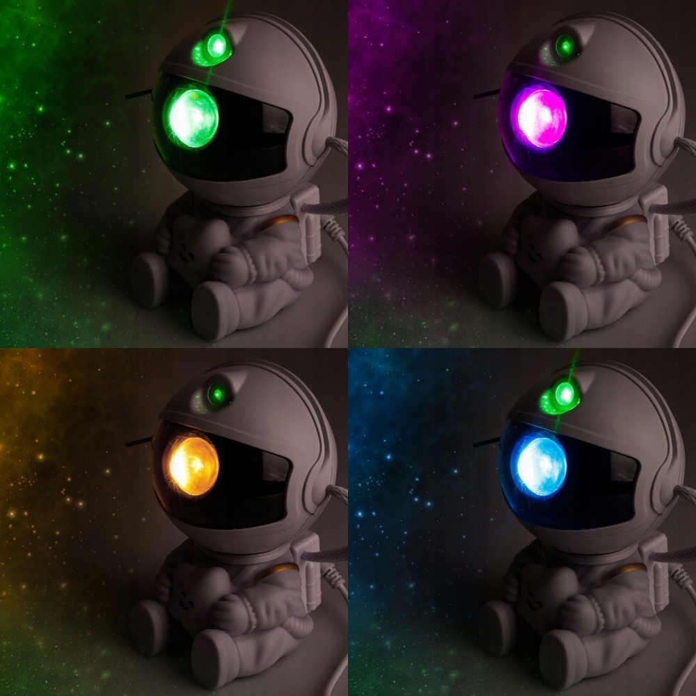 Lampka nocna projektor gwiazd LED dla dzieci astronauta lampka nocna 9 Lampka nocna projektor gwiazd LED dla dzieci astronauta lampka nocna - obrazek 9